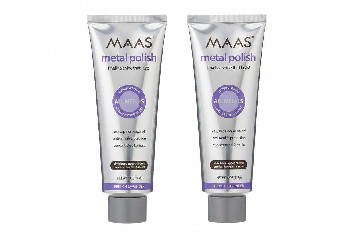 MAAS® Metal Polish 8oz Twin Pack